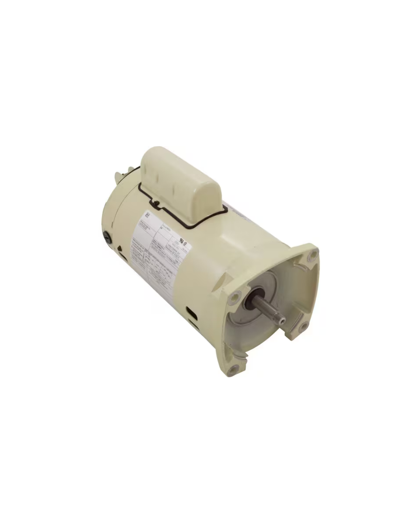 2 Speed Almond Square Flange Motor 1HP 1 Ph 230V 60Hz Pentair