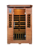 2-Person Hemlock Premium Infrared Sauna with 6 Carbon Heaters