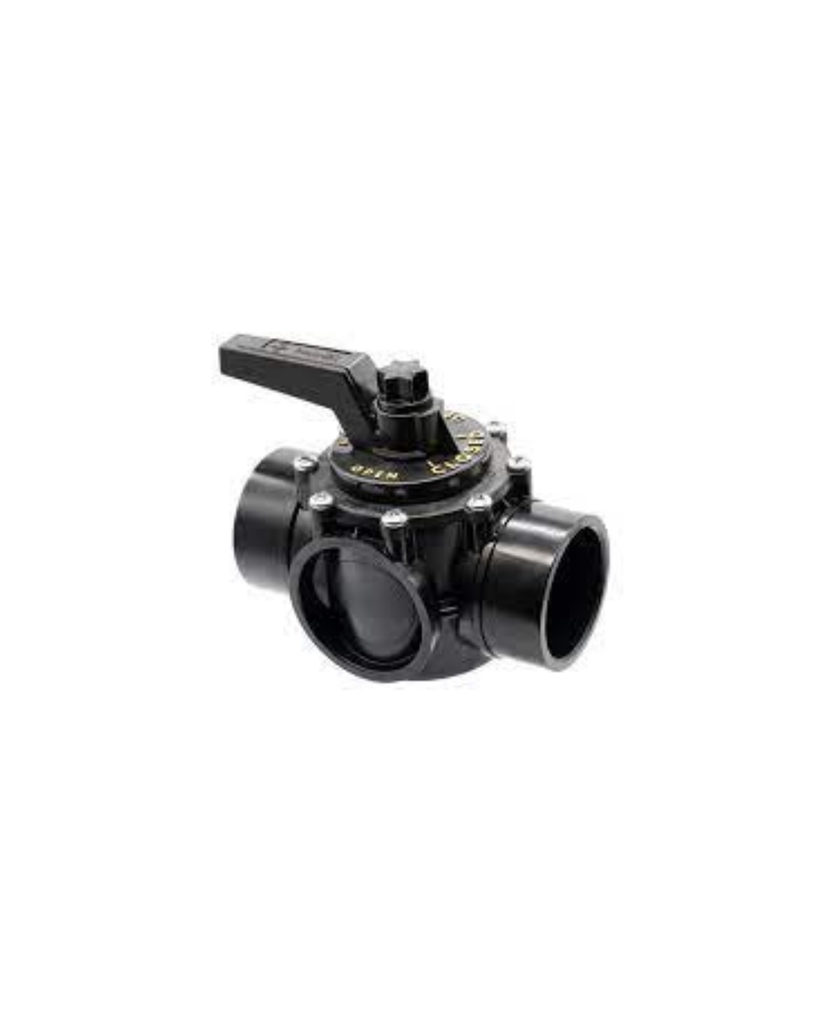 PVC SCH 40 Two Way Valve 2" x 2.5" Praher