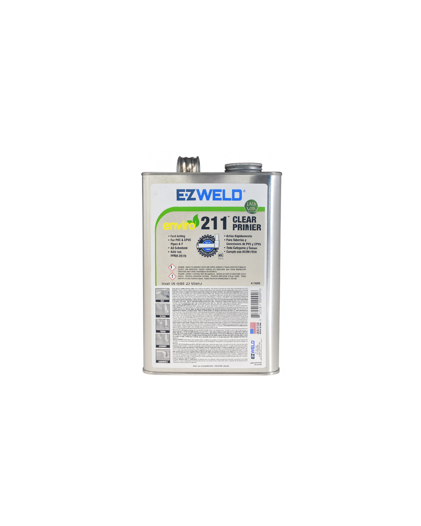 Heavy Duty PVC Primer - Clear (1 Gal) E-Z WELD