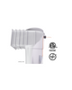2" Socket x 2.5" Spigot White Pool Defender® Dual Port Skimmer CMP