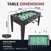 Hathaway Hurricane 54-in Foosball Table - Dark Walnut