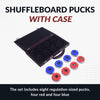 Hathaway Shuffleboard Pucks with Case - Pro Series - Set of 8