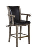 Hathaway Montecito 29-in High Top Deluxe Spectator Chair - Rustic Gray