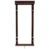 Hathaway Vintage Wall Billiard Cue Rack - Mahogany Finish