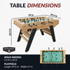 Hathaway Center Stage Pro Series 59-in Foosball Table - Telescopic Safety Rods