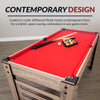 Hathaway Madison 54-in Foosball 6-in-1 Multi-Game Table