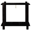 Hathaway Classic Floor Billiard Cue Rack - Black