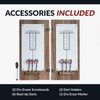 Hathaway Winchester Bristle Dartboard and Cabinet Set - Driftwood Finish