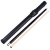Hathaway Conquest 58-in Maple Cue & Case Set - Black