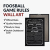 Hathaway Foosball Game Rules Wall Art
