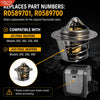 R0589701 R0589700 Pool Heater Thermostat Replacement for Jxi/Jxiq Heater 200 260 330 400, Thermal Regulating Valve 120°F Class Temperature Control OEM Standard Fit, Durable Design