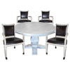 Hathaway Montecito Dining and Poker Table Set - Driftwood