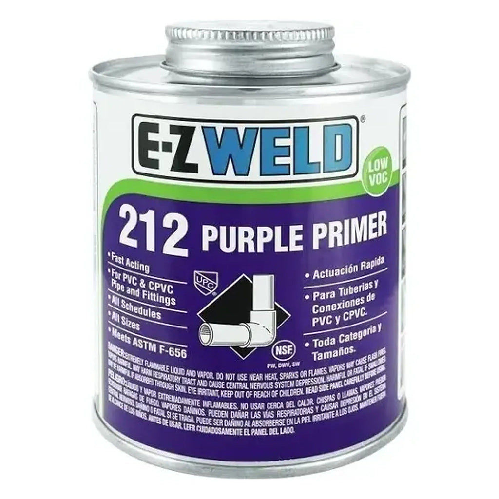 E-Z Weld 212 Enviro Purple PVC/CPVC Primer - square crop