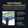 Hathaway Allure 48-in Foosball Table - Black and Blue