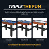 Hathaway Triad 48-in Pool Table 3-in-1 Multi-Game