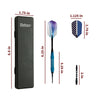 Hathaway Galaxy Soft Tip Darts with Alloy-Plated Barrels - 3 Piece Set