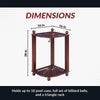 Hathaway Regent Corner Floor Cue Rack