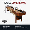Hathaway Merlot Shuffleboard Table