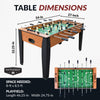 Hathaway Hurricane 54-in Foosball Table - Light Cherry