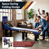 Hathaway Hot Shot 8-ft Roll Hop and Score Arcade Game Table with LED Scoring