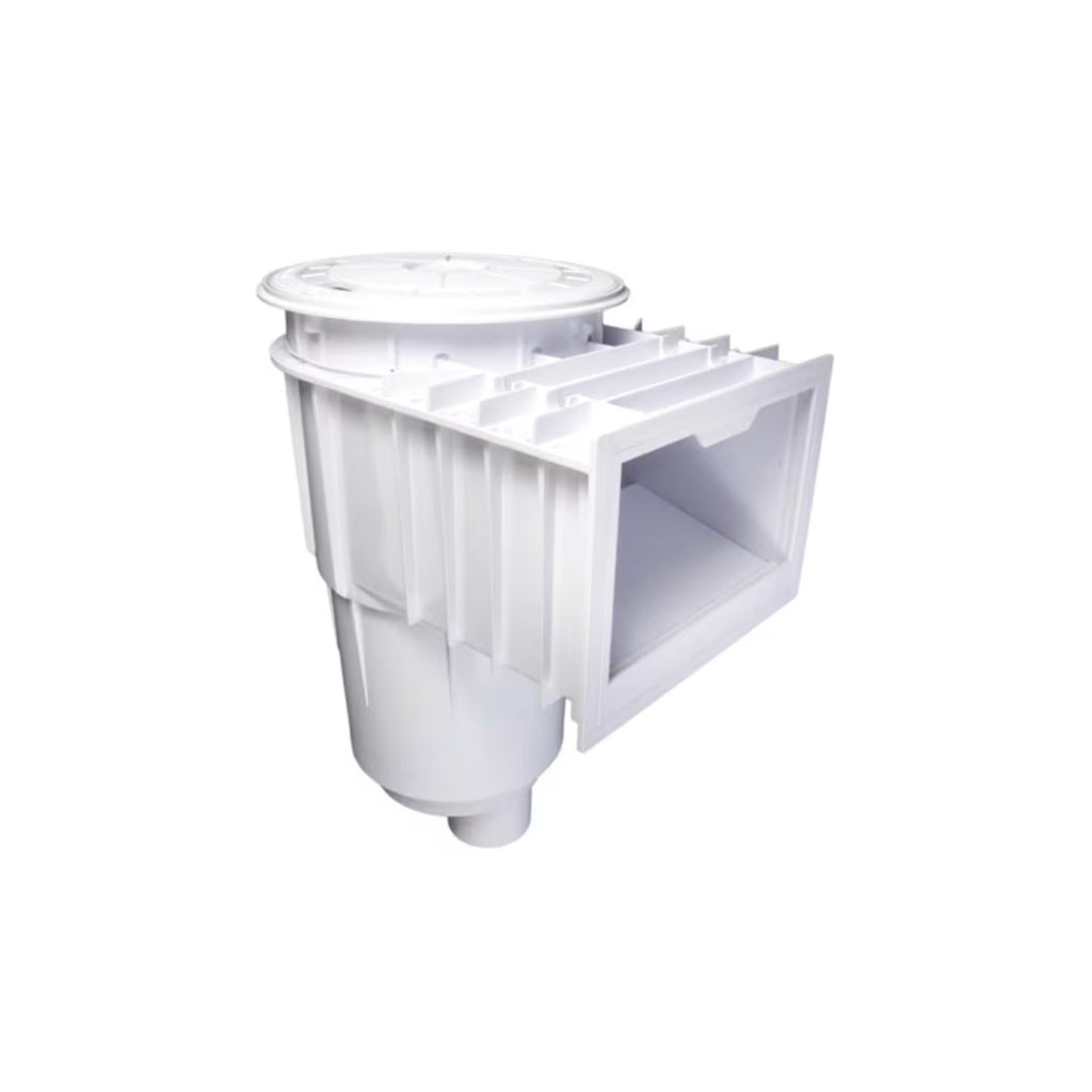 Inground Skimmer 2" W/O Valve - White - square crop