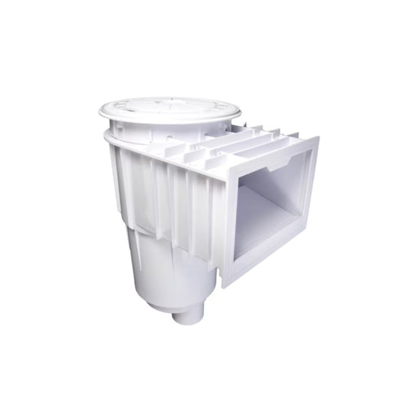 Inground Skimmer 2" W/O Valve - White - square crop