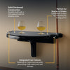 Hathaway Half Moon Wall Shelf