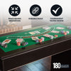 Hathaway Monte Carlo 48-in Roulette Table 4-in-1 Casino Multi-Game Set - Black