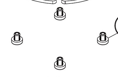Jandy R0593200 Brackets and Isolator Kit for JXi Heaters