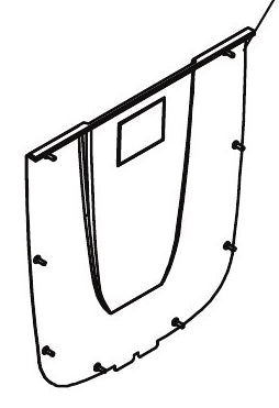 Jandy R0592702 Front or Back Panel Heater Jacket for JXiQ Heaters