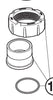 Jandy R0522900 2" x 2.5" Universal Half Unions