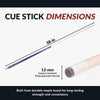 Hathaway Conquest 58-in Maple Cue & Case Set