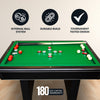 Hathaway Renegade 54-in Bumper Pool Table - Slate - Black with Green Felt