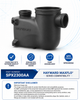 USED Hayward SPX2300AA Pump Housing Strainer with Drain Plugs for MaxFlo Pool Pumps