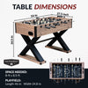 Hathaway Excalibur 54-in Foosball Table - Driftwood