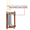 Hathaway Regent Corner Floor Cue Rack