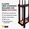 Hathaway Classic Floor Billiard Cue Rack