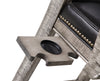 Hathaway Montecito 29-in High Top Deluxe Spectator Chair - Rustic Gray