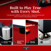 Hathaway Spartan 6-ft Pool Table with Table Tennis Top - Black with Red Felt