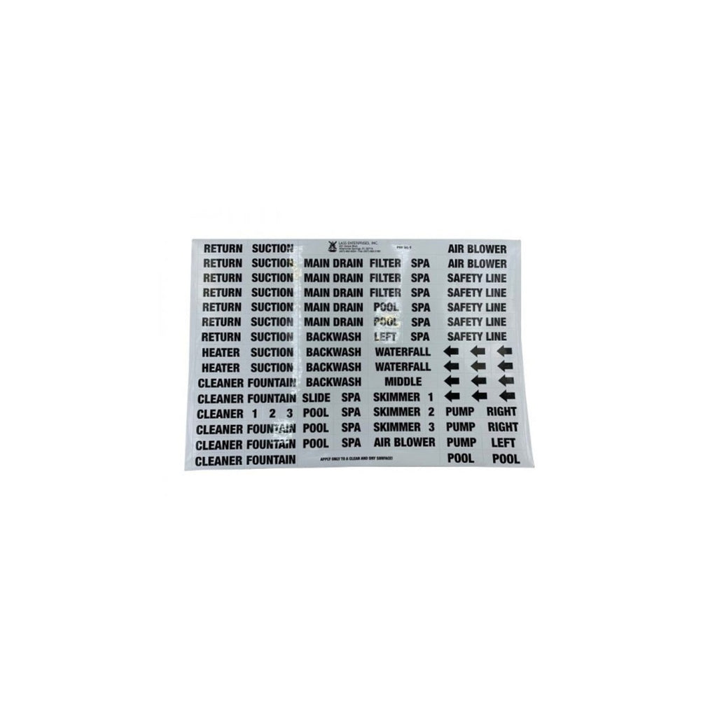 Plumbing Labels - Black - square crop