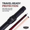 Hathaway Conquest 58-in Maple Cue & Case Set