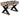 Hathaway Excalibur 54-in Foosball Table - Driftwood