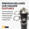 Hathaway Westmont 25-in Billiard Cue Stand - Black