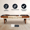 Hathaway Merlot Shuffleboard Table