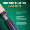Hathaway Conquest 58-in Maple Cue & Case Set