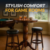 Hathaway Oxford 3 Piece Hardwood Pub Table Set - Walnut Finish
