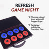 Hathaway Shuffleboard Pucks with Case - Pro Series - Set of 8