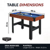Hathaway Triad 48-in Pool Table 3-in-1 Multi-Game