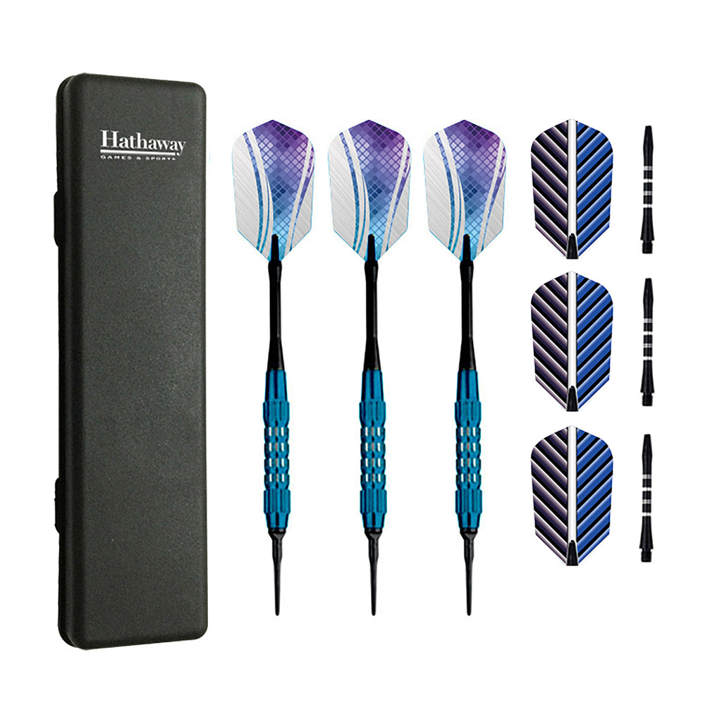 Hathaway Galaxy Soft Tip Darts with Alloy-Plated Barrels - 3 Piece Set